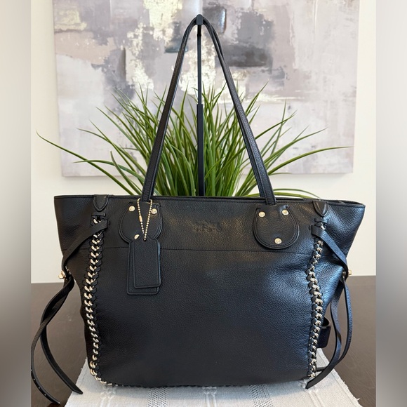 Coach Handbags - Coach Tatum Tote With Whiplash Detail